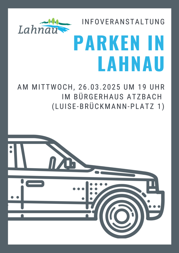Flyer Parken in Lahnau Kurzversion
