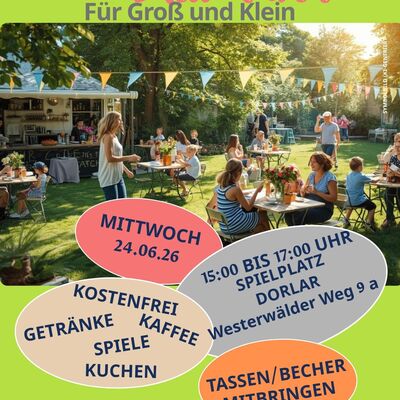 Flyer - Pop-Up Caf&eacute; Lahnau