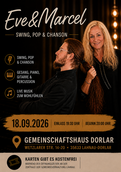 Konzert am 18.09.26