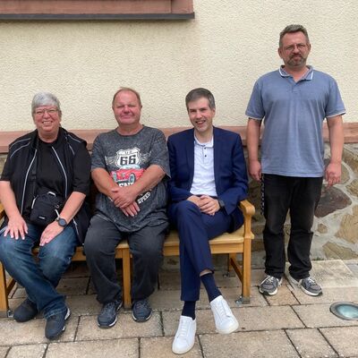 v.l.n.r.:Sonja Krombach, Ingo Dries, Christian Walendsius, Sascha Do&szlig;