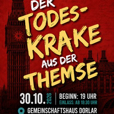 Der Todeskrake aus der Themse - Flyer